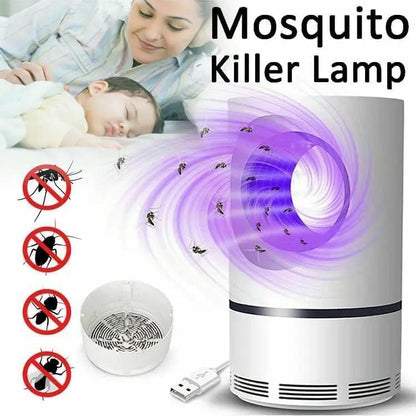 Bluehole 2-in-1 Eco-Friendly Electric Mosquito Zapper – Powerful Indoor & Outdoor Bug Killer | Portable, Silent & USB-Powered Mosquito Trap (Multi-Use)