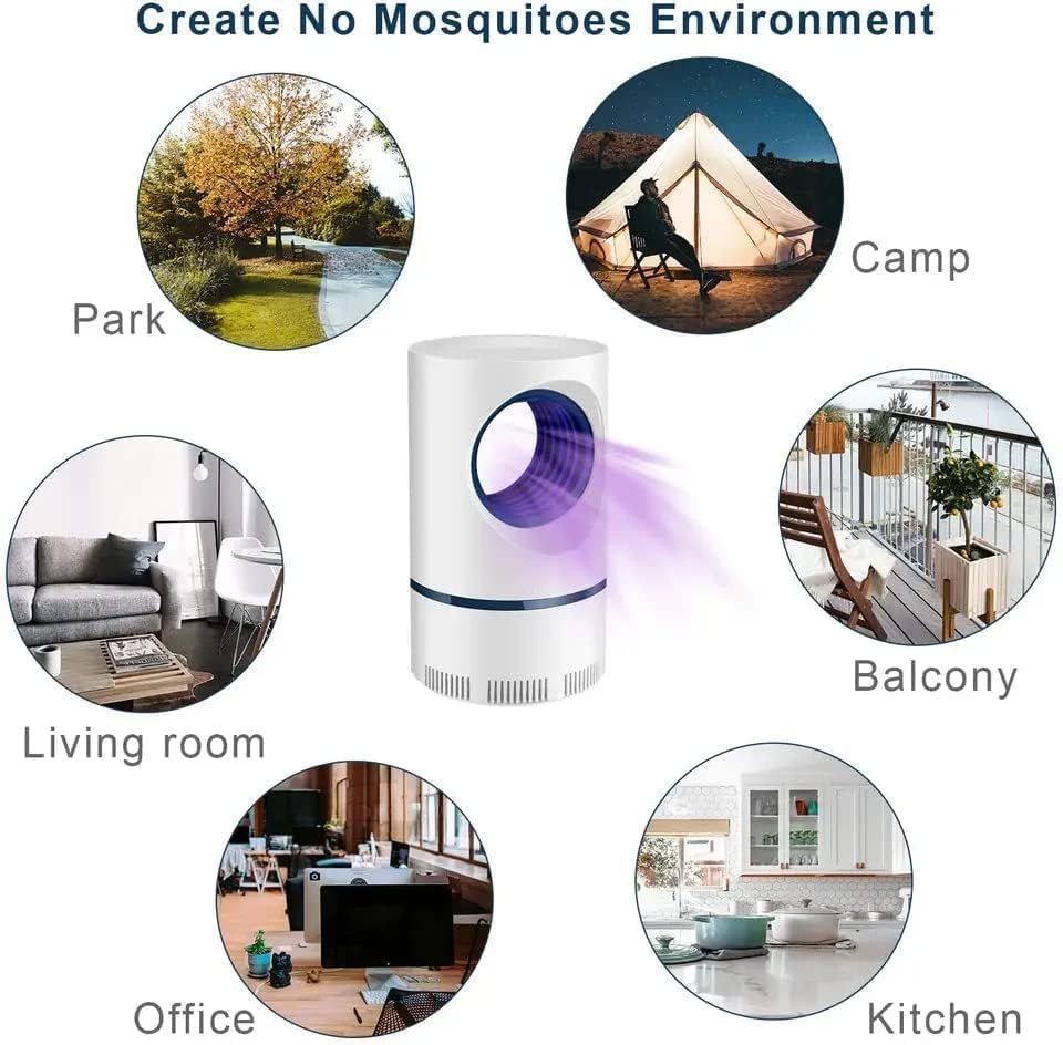 Bluehole 2-in-1 Eco-Friendly Electric Mosquito Zapper – Powerful Indoor & Outdoor Bug Killer | Portable, Silent & USB-Powered Mosquito Trap (Multi-Use)